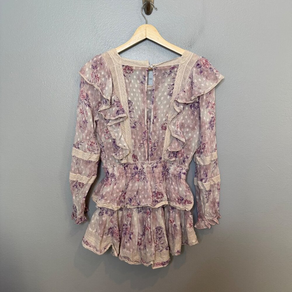 LOVESHACKFANCY minetta dress in powder size P or XS - Picture 5 of 7